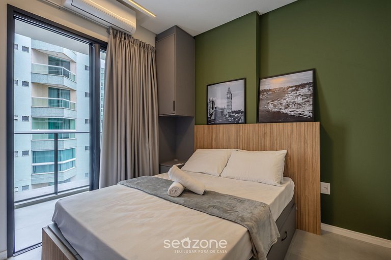 Apto em cond c/ piscina a 220 m do Praia FFS0804