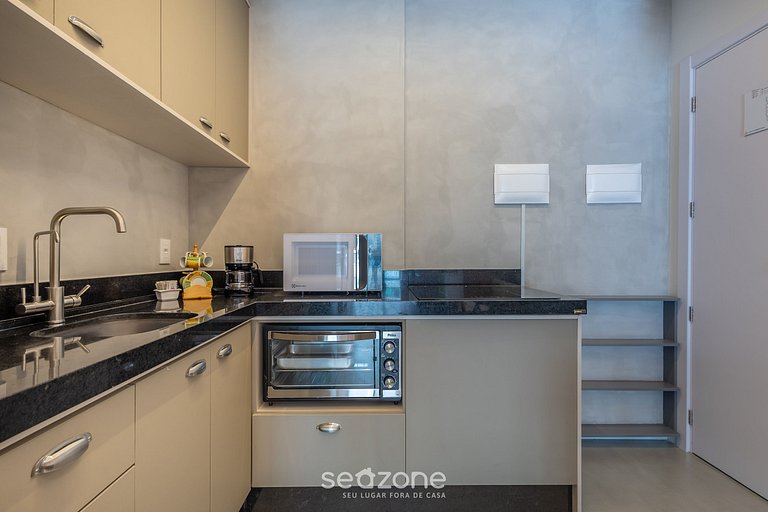 Apto em cond c/ piscina a 220 m do Praia FFS0804