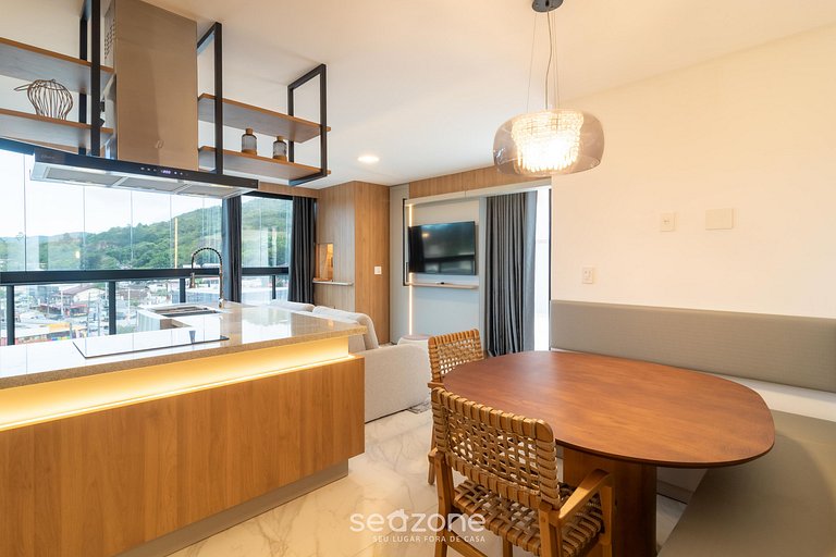 Apto c/ Churrasqueira a 300m da Praia MTR0502