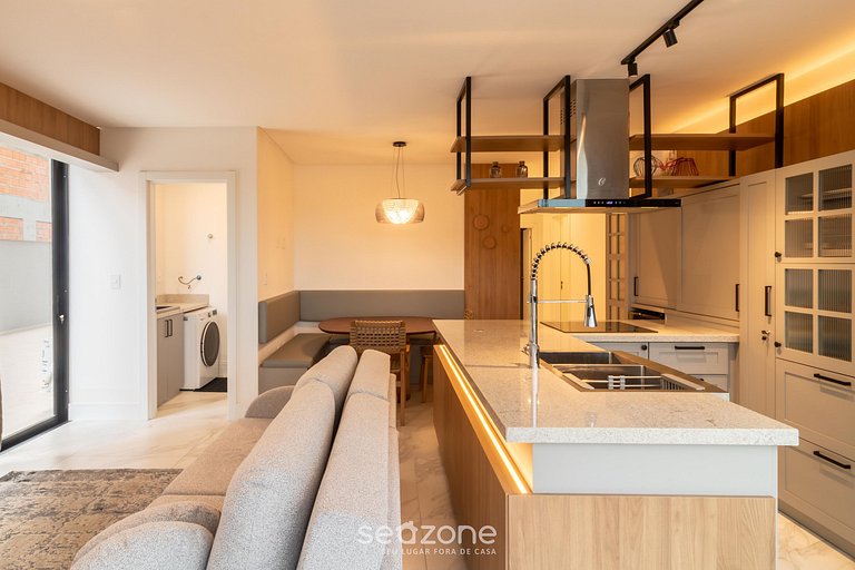 Apto c/ Churrasqueira a 300m da Praia MTR0502