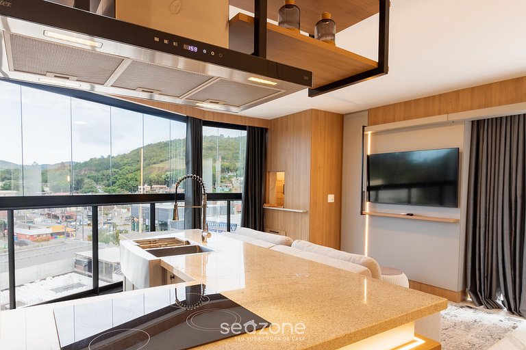 Apto c/ Churrasqueira a 300m da Praia MTR0502