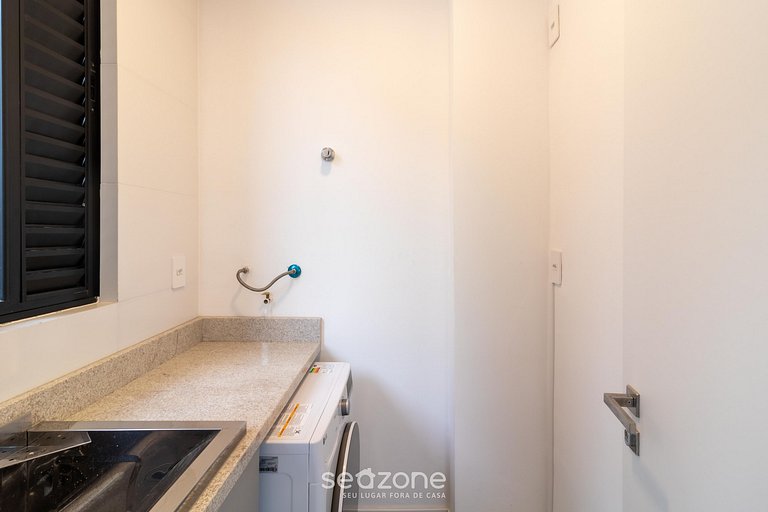 Apto c/ Churrasqueira a 300m da Praia MTR0502