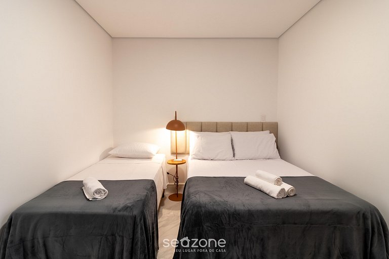 Apto c/ Churrasqueira a 300m da Praia MTR0502