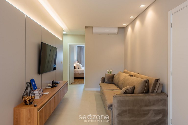 Apto c/ Churrasqueira a 500m da Praia TDF0302