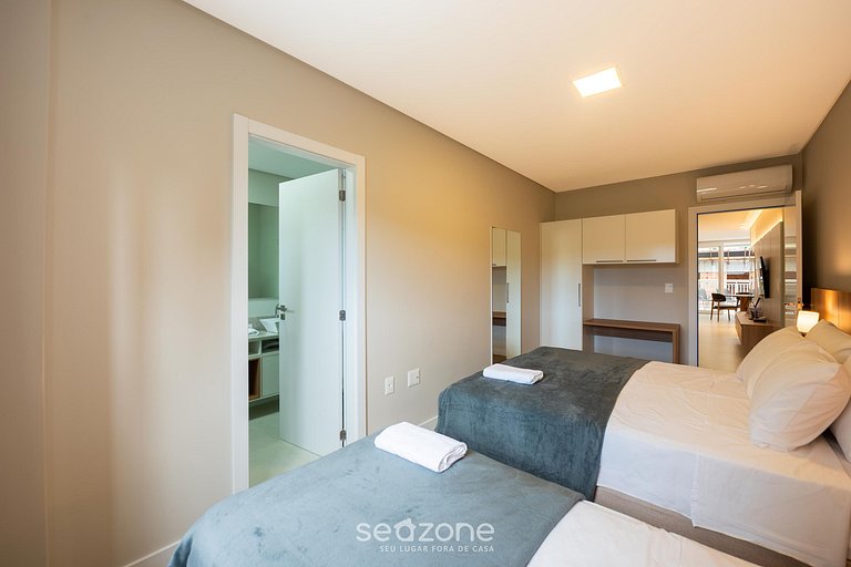 Apto c/ Churrasqueira a 500m da Praia TDF0302