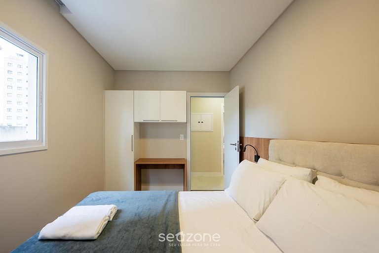 Apto c/ Churrasqueira a 500m da Praia TDF0302