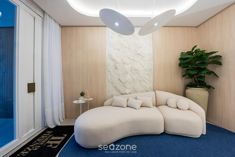 Apto c/ Churrasqueira a 500m da Praia TDF0302