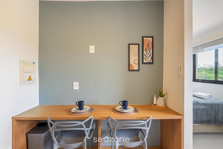 Apto c/ parrilla en cond. a 290 m del mar HOA0910