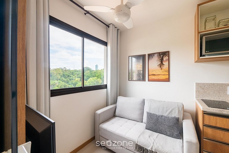 Apto c/ parrilla en cond. a 290 m del mar HOA0910