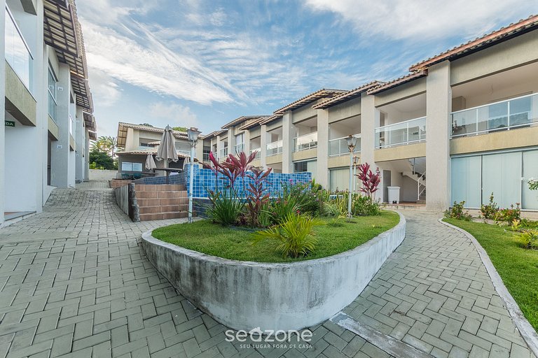 Apto c/ barbacoa en condominio con piscina ITF0025