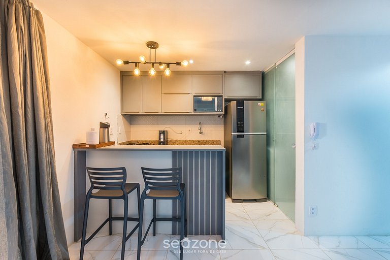 Apto c/ Parrilla en Cond. c/ Piscina ITF0006