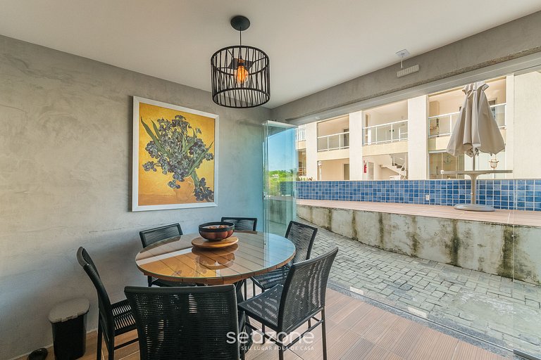 Apto c/ Parrilla en Cond. c/ Piscina ITF0006