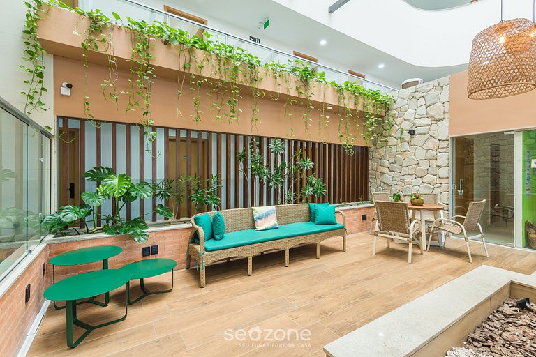 Studio em cond. c/ piscina a passos do Mar SMA0110