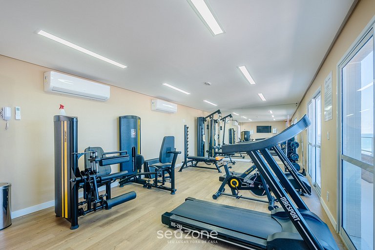 Condo. c/ Piscina y Gimnasio a 70 m de la Playa - SMA