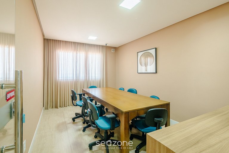 Studio em cond. c/ piscina a passos do Mar SMA0110