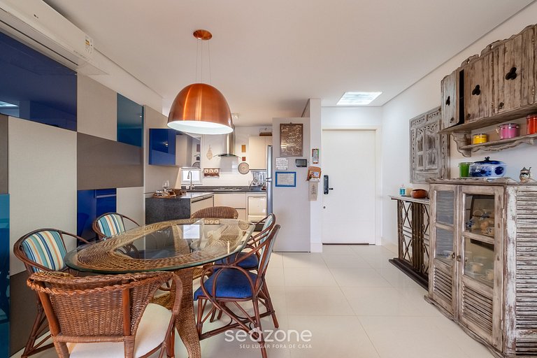 Apto c/ churrasq. a 800m da Praia, Jurerê SCA0208