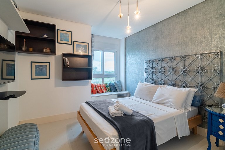 Apto c/ churrasq. a 800m da Praia, Jurerê SCA0208