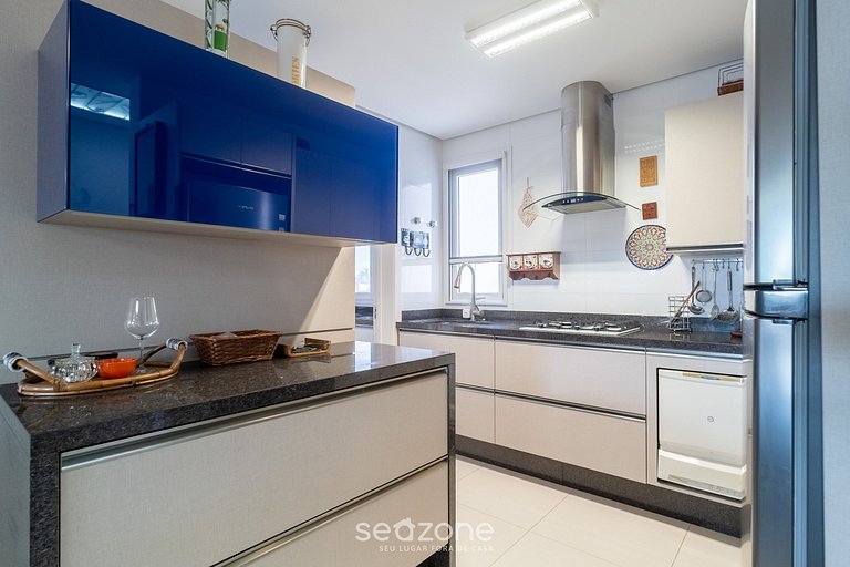 Apto c/ parrilla a 800 m del mar, Jurerê SCA0208