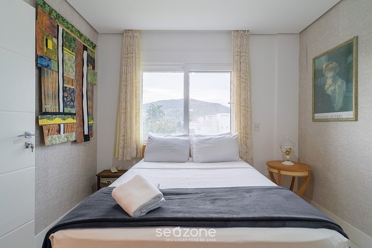 Apto c/ parrilla a 800 m del mar, Jurerê SCA0208