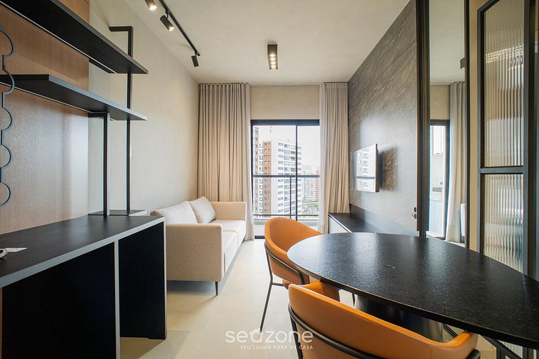 Depto. c/ balcón y parrilla, 350 m del mar VPD0701