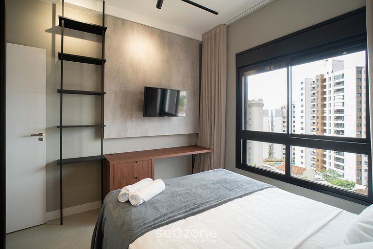 Depto. c/ balcón y parrilla, 350 m del mar VPD0701