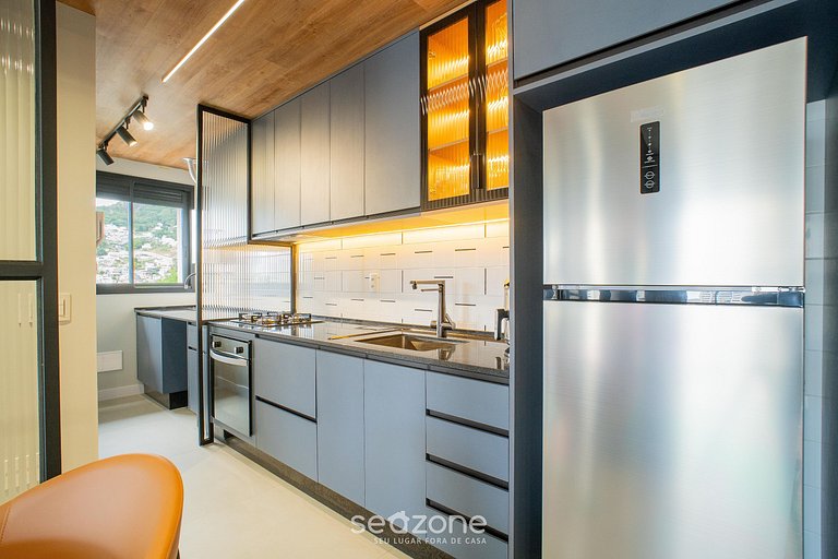 Depto. c/ balcón y parrilla, 350 m del mar VPD0701