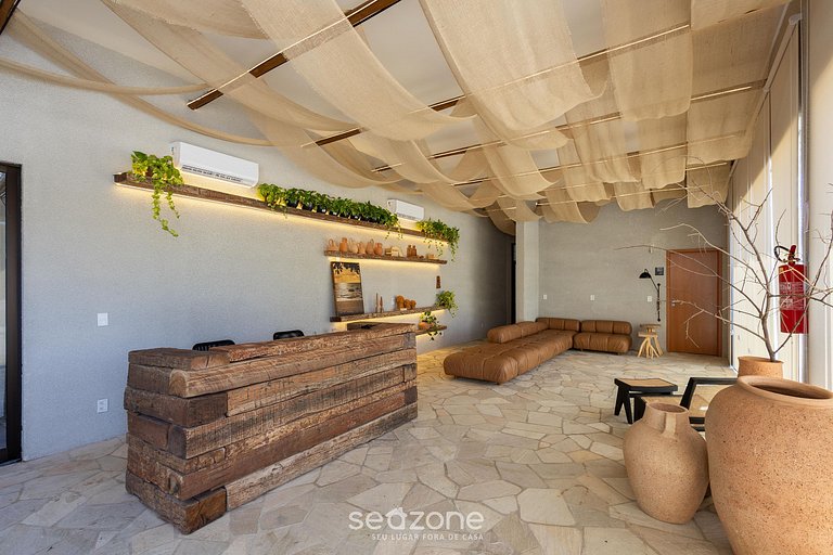 Apartamentos en Cond. con Piscina Frente a la Playa - NVB