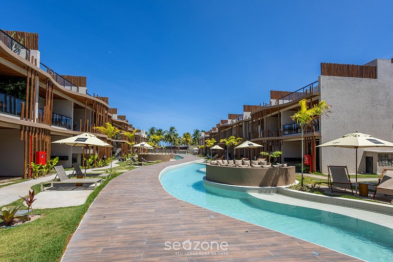 Apartamentos en Cond. con Piscina Frente a la Playa - NVB