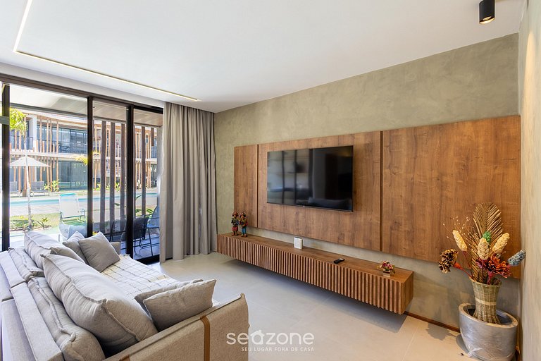 Apto em Cond. c/ Piscina e Acesso à Praia NVB0004