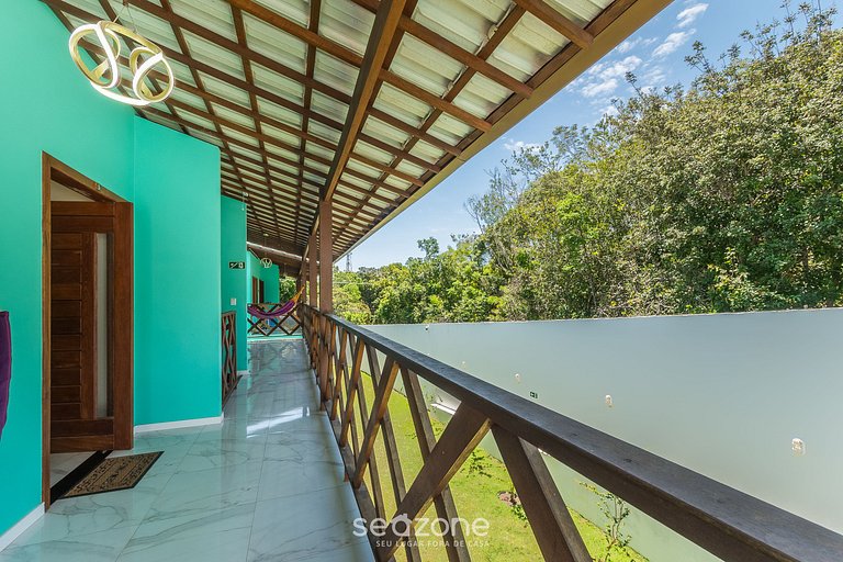 Apto c/ varanda em cond. c/ piscina - FOS0005