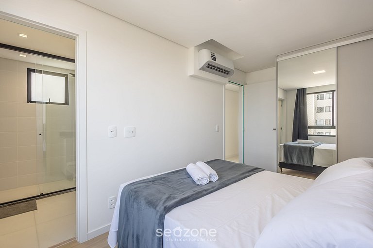 Apto 3QTs c/ churrasq. e vista para o mar SKL0901