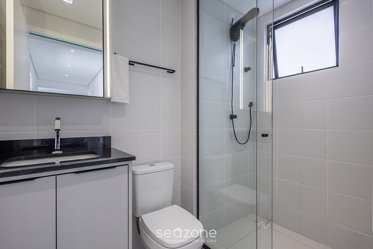 Apto 3QTs c/ churrasq. e vista para o mar SKL0901