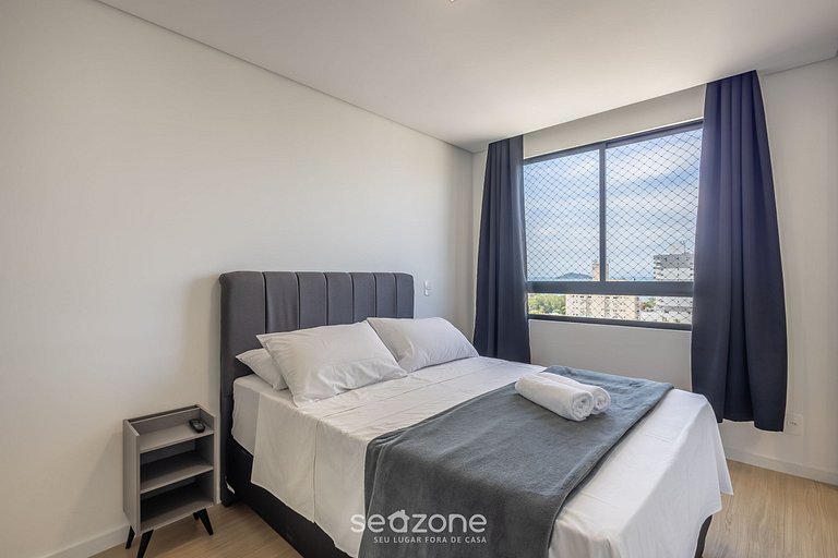 Apto 3QTs c/ churrasq. e vista para o mar SKL0901