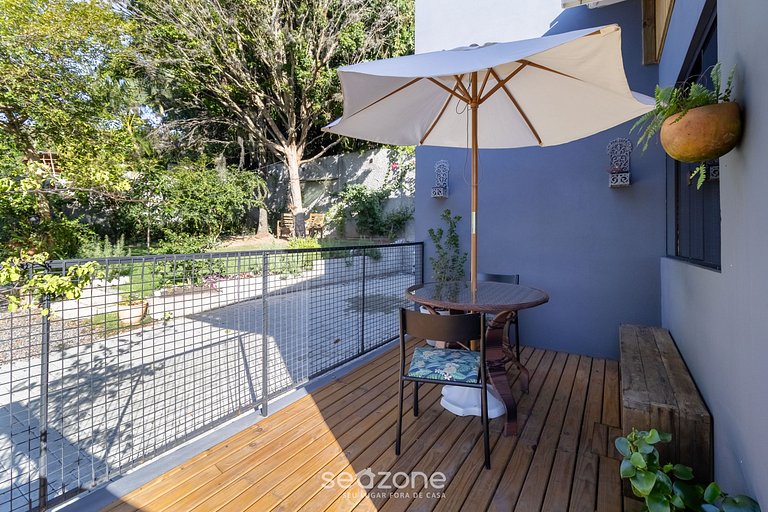 Loft novo com varanda Garden e jardim NDE0001