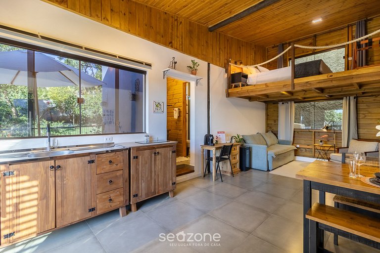 Loft nuevo con terraza jardín y jardín NDE0001