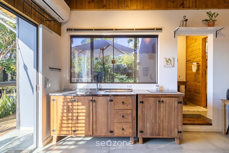 Loft novo com varanda Garden e jardim NDE0001