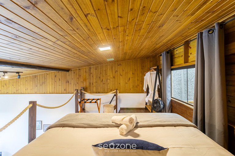 Loft rústico c/ terraza+jardín cerca playa NDE0002