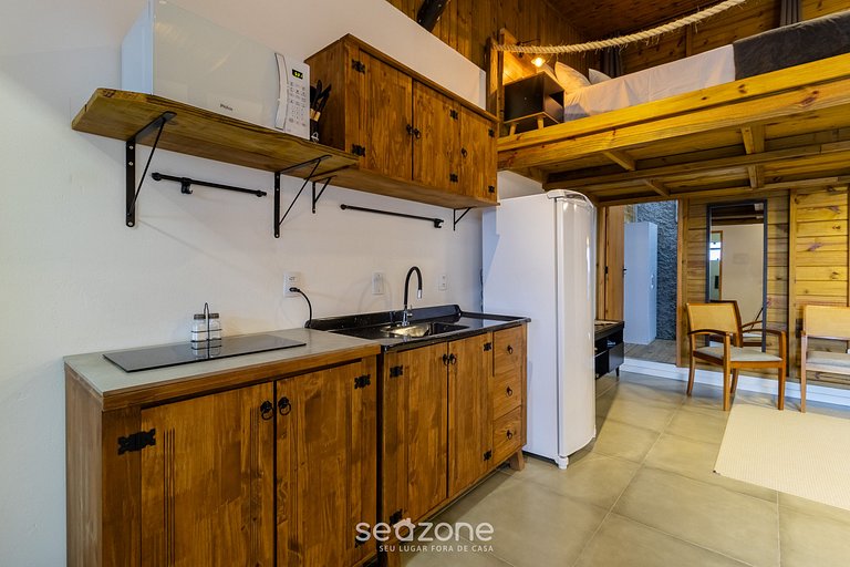 Loft moderno com varanda próx a praia NDE0003