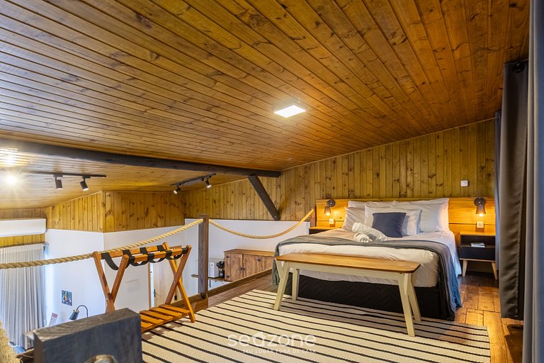 Loft moderno com varanda próx a praia NDE0003