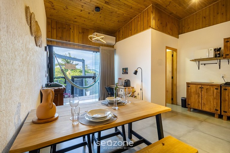 Loft moderno com varanda próx a praia NDE0003