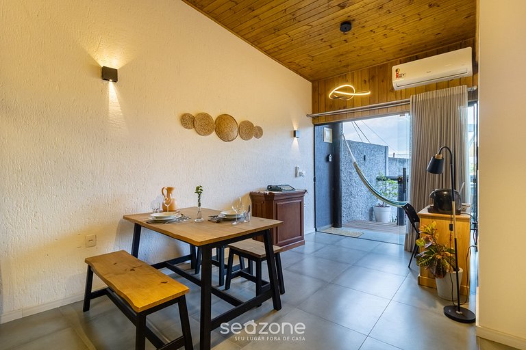 Loft moderno com varanda próx a praia NDE0003