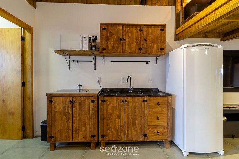 Loft moderno com varanda próx a praia NDE0003