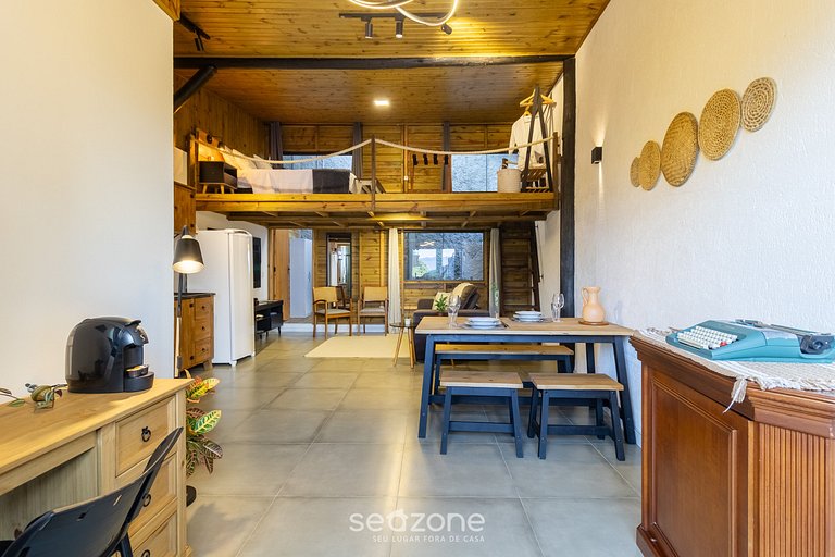 Loft moderno com varanda próx a praia NDE00003