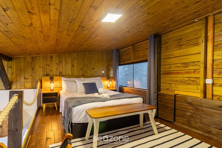 Loft moderno com varanda próx a praia NDE0003