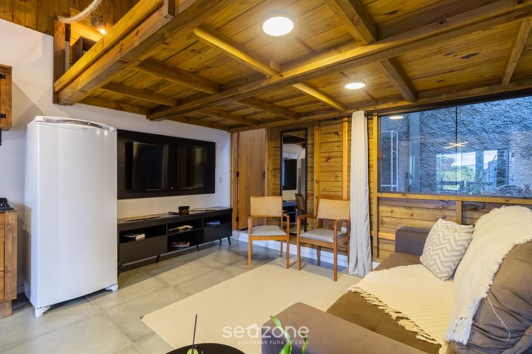 Loft moderno com varanda próx a praia NDE0003