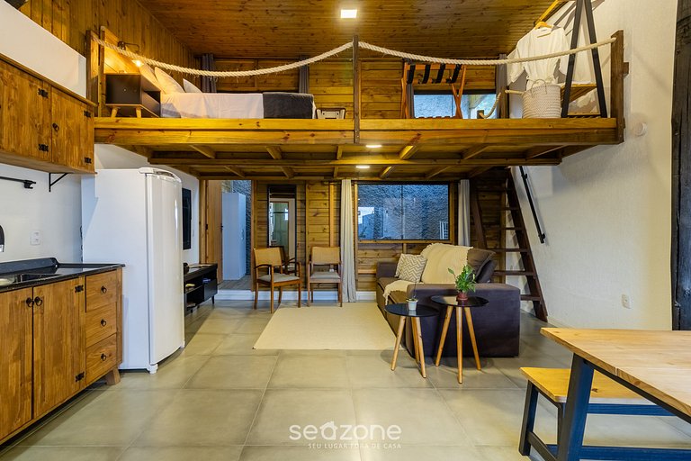 Loft moderno com varanda próx a praia NDE00003