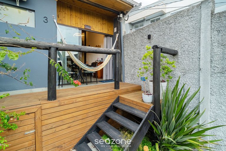 Loft moderno com varanda próx a praia NDE0003