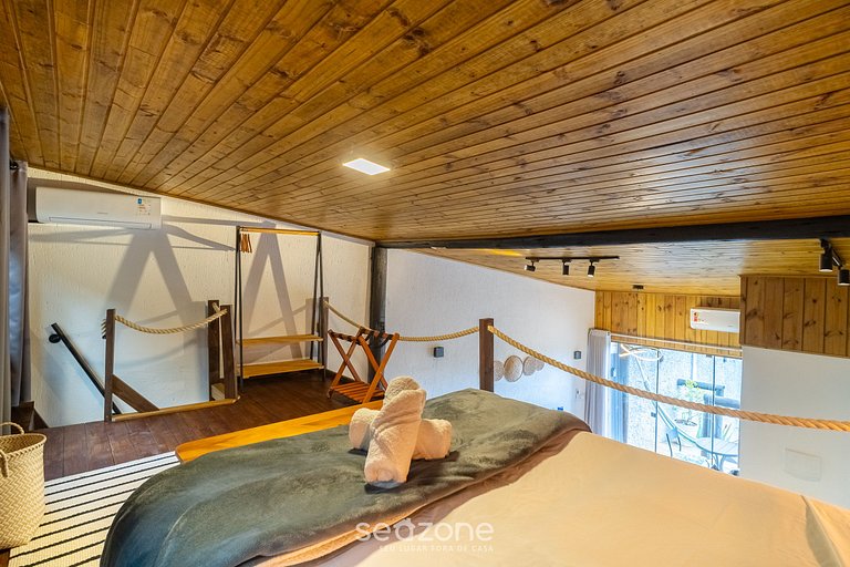 Loft moderno com varanda próx a praia NDE0003