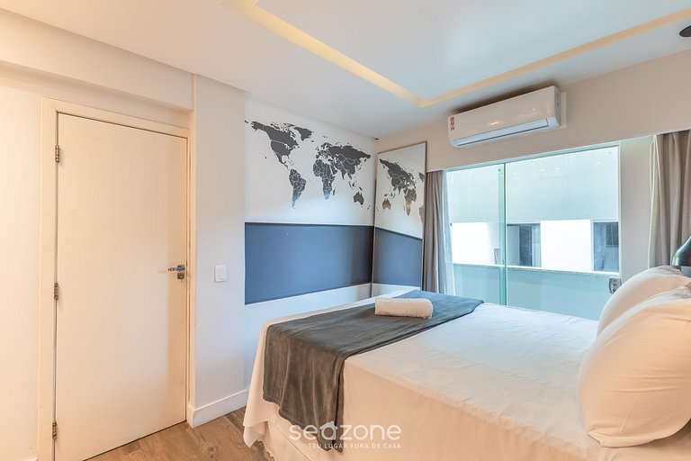 Apto a 200 m del mar, edificio c/ piscina CCA0103