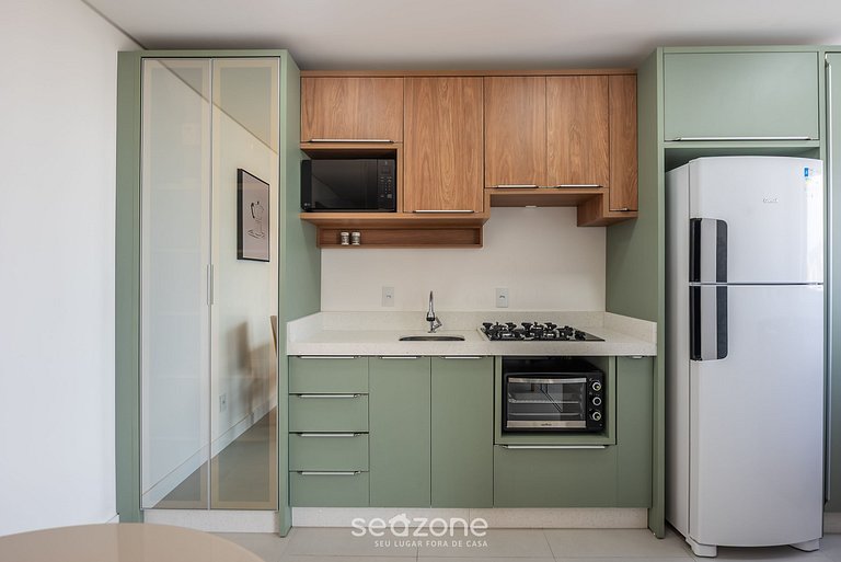 Apto a 750m do Mar c/ varanda e churrasq. GVT2105